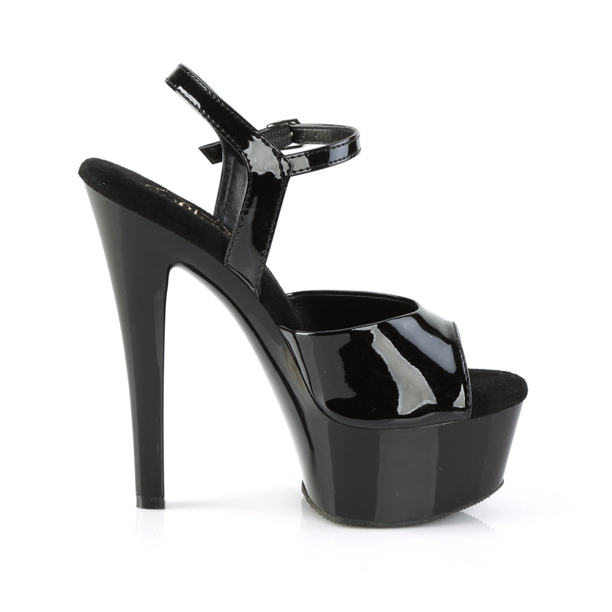 【PLEASER】GLEAM-609 シューズ Blk Pat/Blk【取寄】