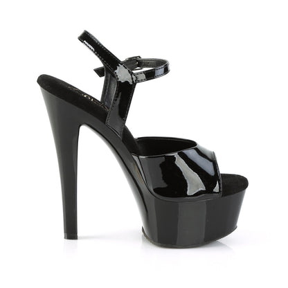 【PLEASER】GLEAM-609 シューズ Blk Pat/Blk【取寄】