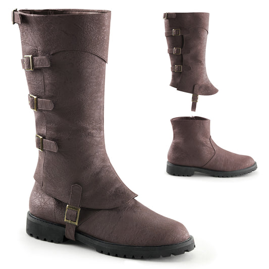 【FUNTASMA】GOTHAM-105 ブーツ Brown Distressed Pu【取寄】
