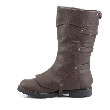【FUNTASMA】GOTHAM-105 ブーツ Brown Distressed Pu【取寄】