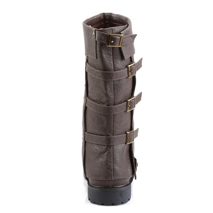 【FUNTASMA】GOTHAM-105 ブーツ Brown Distressed Pu【取寄】
