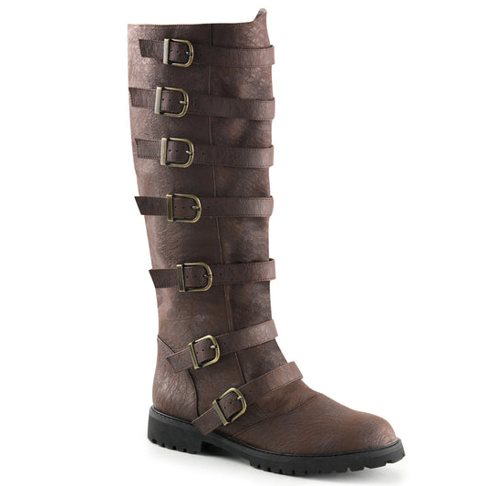 【FUNTASMA】GOTHAM-110 ブーツ Brown Distressed Pu【取寄】