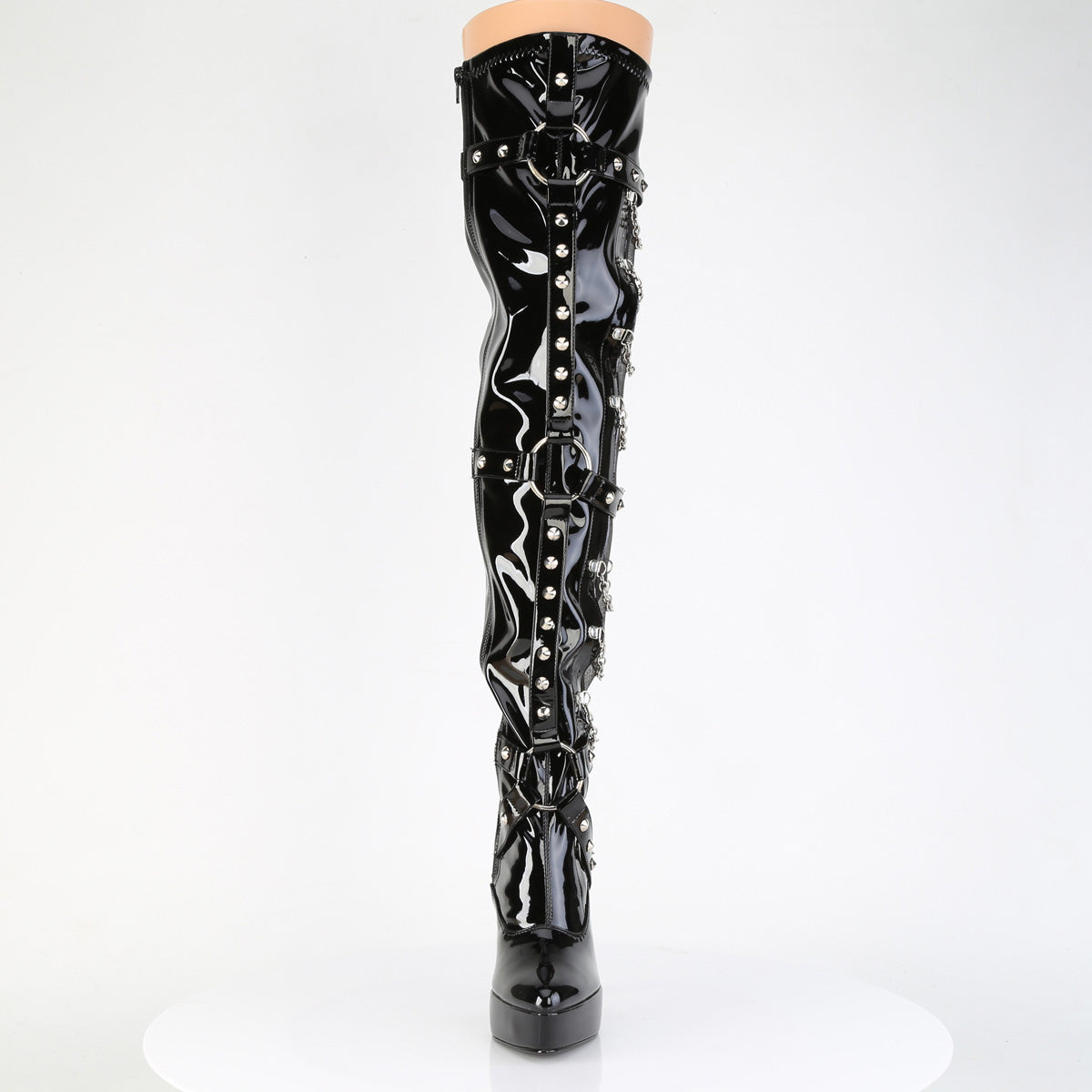 【DEVIOUS】INDULGE-3026 プラットフォームシューズ Blk Pat【取寄】