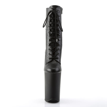 【PLEASER】INFINITY-1020 シューズ Blk Faux Leather/Blk Matte【取寄】