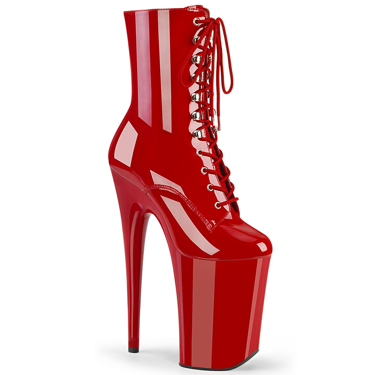 【PLEASER】INFINITY-1020 シューズ Red Pat/Red【取寄】