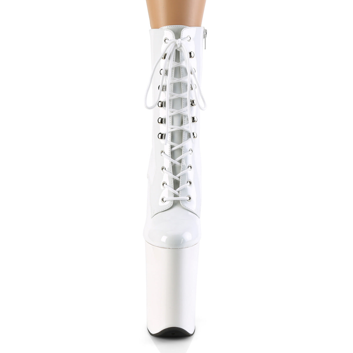 【PLEASER】INFINITY-1020 シューズ Wht Pat/Wht【取寄】