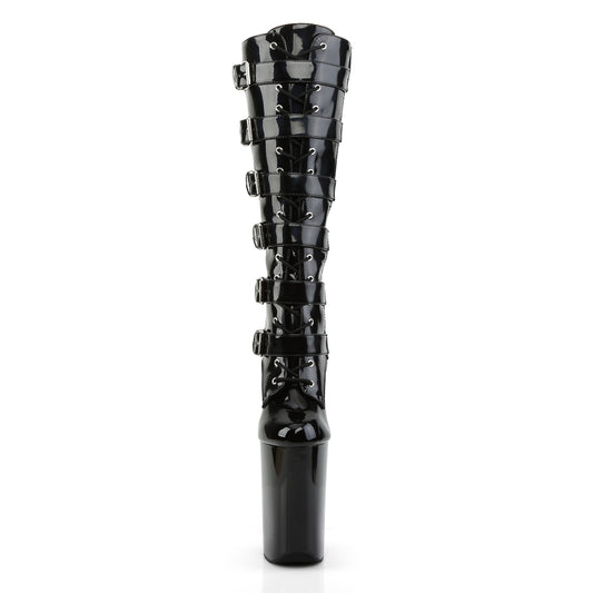 【PLEASER】INFINITY-2049 シューズ Blk Pat/Blk【取寄】