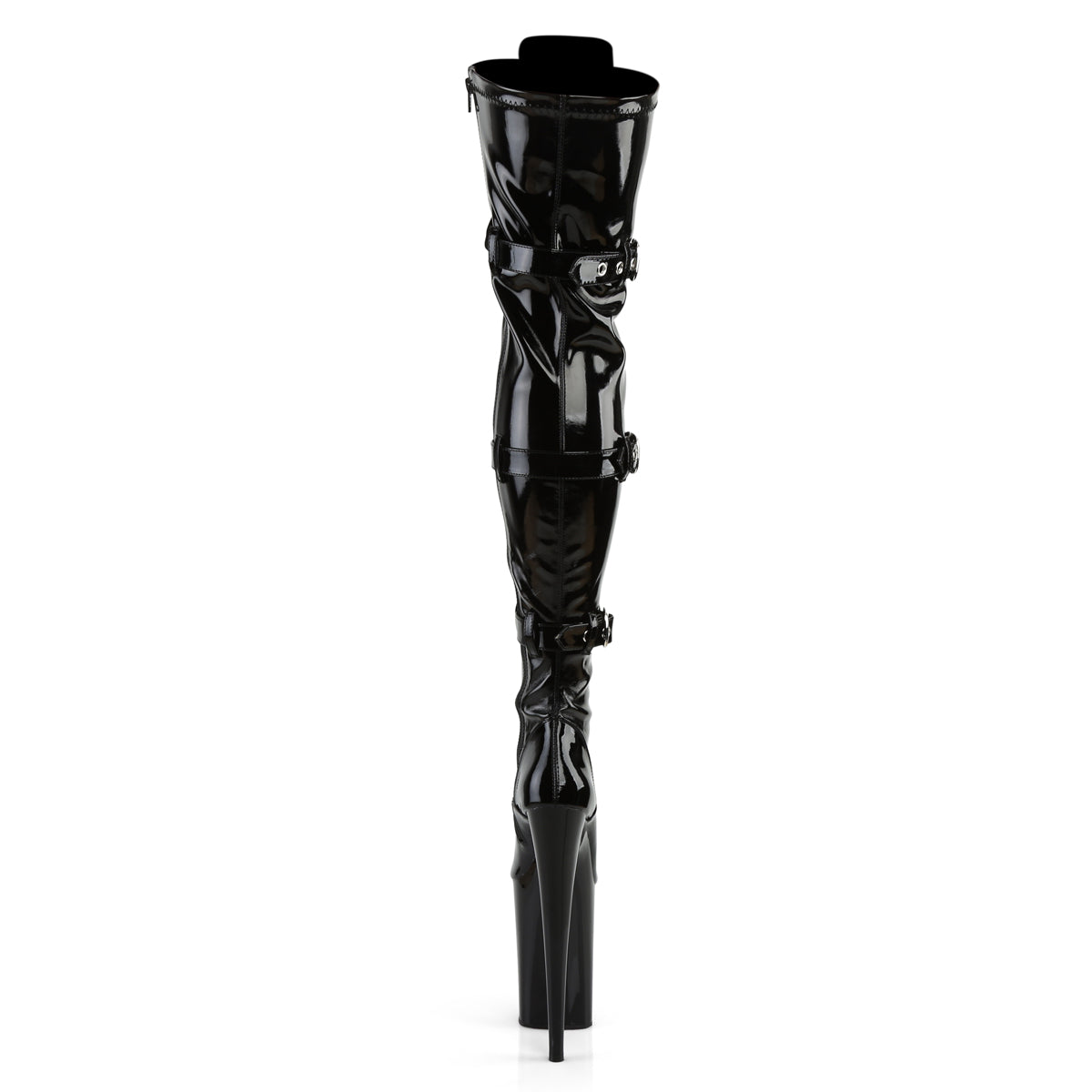 【PLEASER】INFINITY-3028 シューズ Blk Stretch Pat/Blk【取寄】