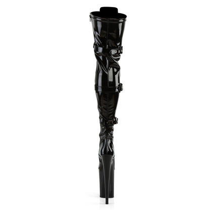 【PLEASER】INFINITY-3028 シューズ Blk Stretch Pat/Blk【取寄】