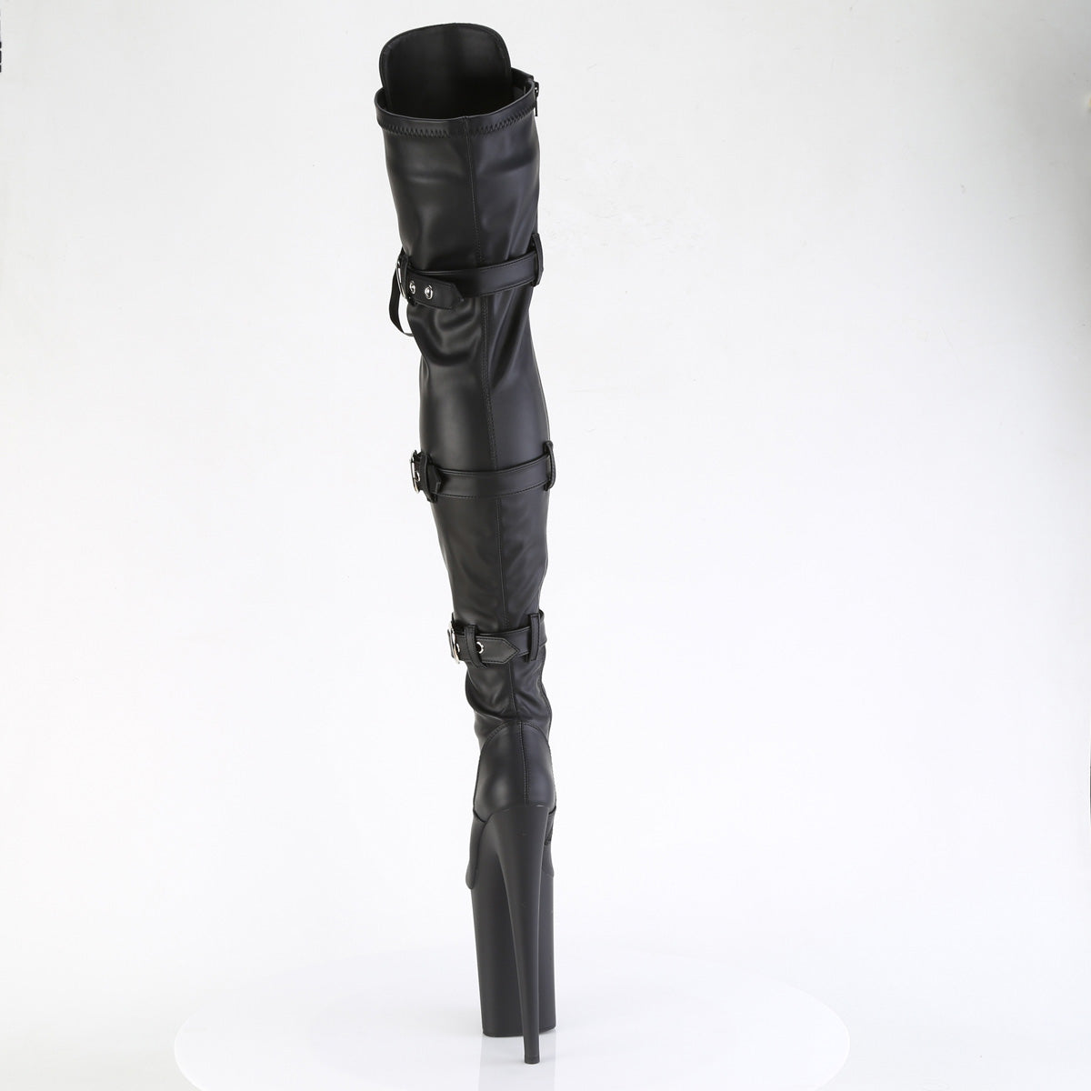 【PLEASER】INFINITY-3028 シューズ Blk Str Faux Le/Blk Matte【取寄】
