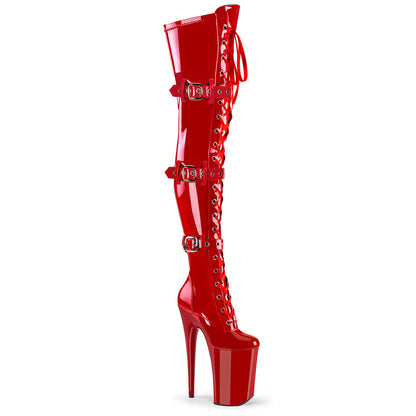 【PLEASER】INFINITY-3028 シューズ Red Str Pat/Red【取寄】