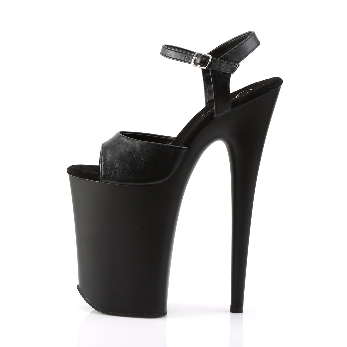 【PLEASER】INFINITY-909 シューズ Blk Faux Leather/Blk Matte【取寄】