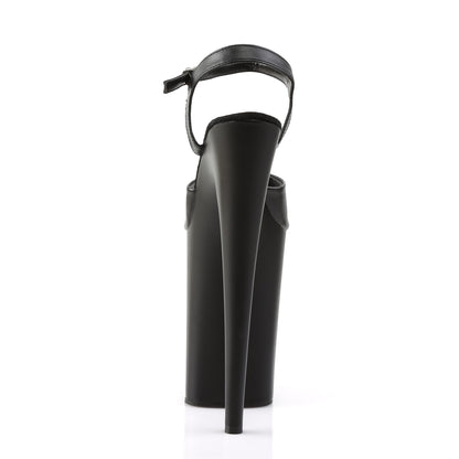 【PLEASER】INFINITY-909 シューズ Blk Faux Leather/Blk Matte【取寄】