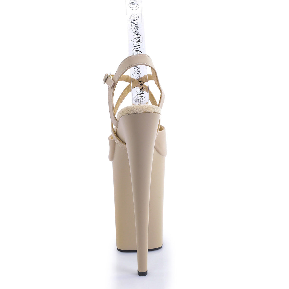 【PLEASER】INFINITY-924 シューズ Beige Faux Leather/Beige Matte【取寄】