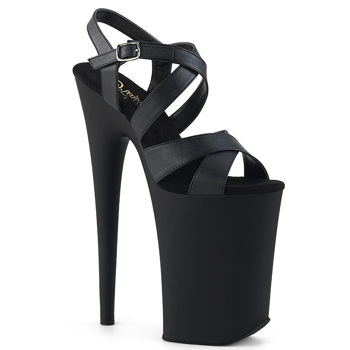 【PLEASER】INFINITY-997 シューズ Blk Faux Leather/Blk Matte【取寄】