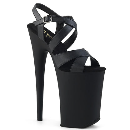 【PLEASER】INFINITY-997 シューズ Blk Faux Leather/Blk Matte【取寄】