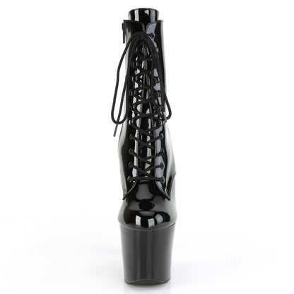 【PLEASER】IRONGRIP-1020 シューズ Blk Pat/Blk-Slv Brushed【取寄】