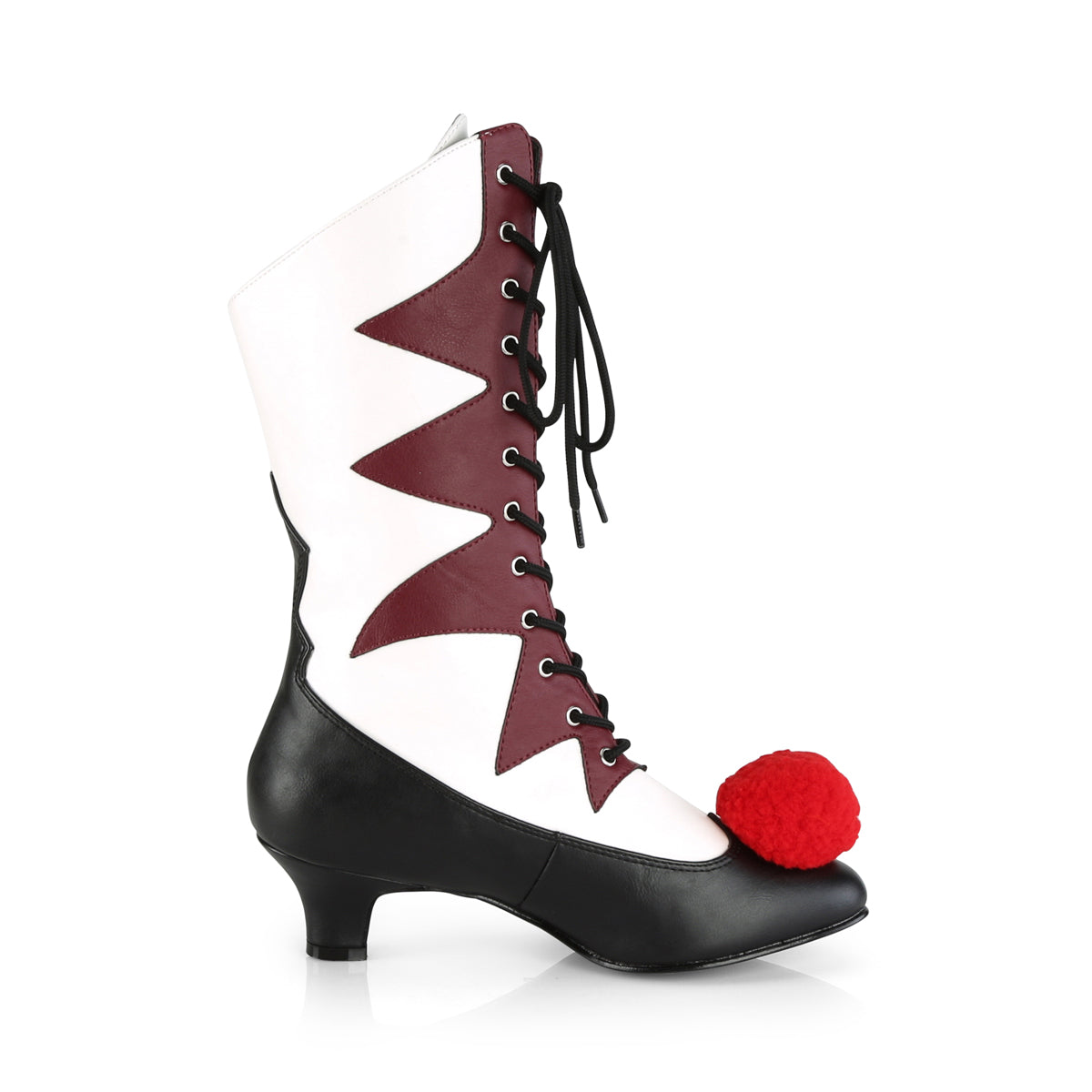 【FUNTASMA】IT-120 ブーツ White-Burgundy Pu【取寄】