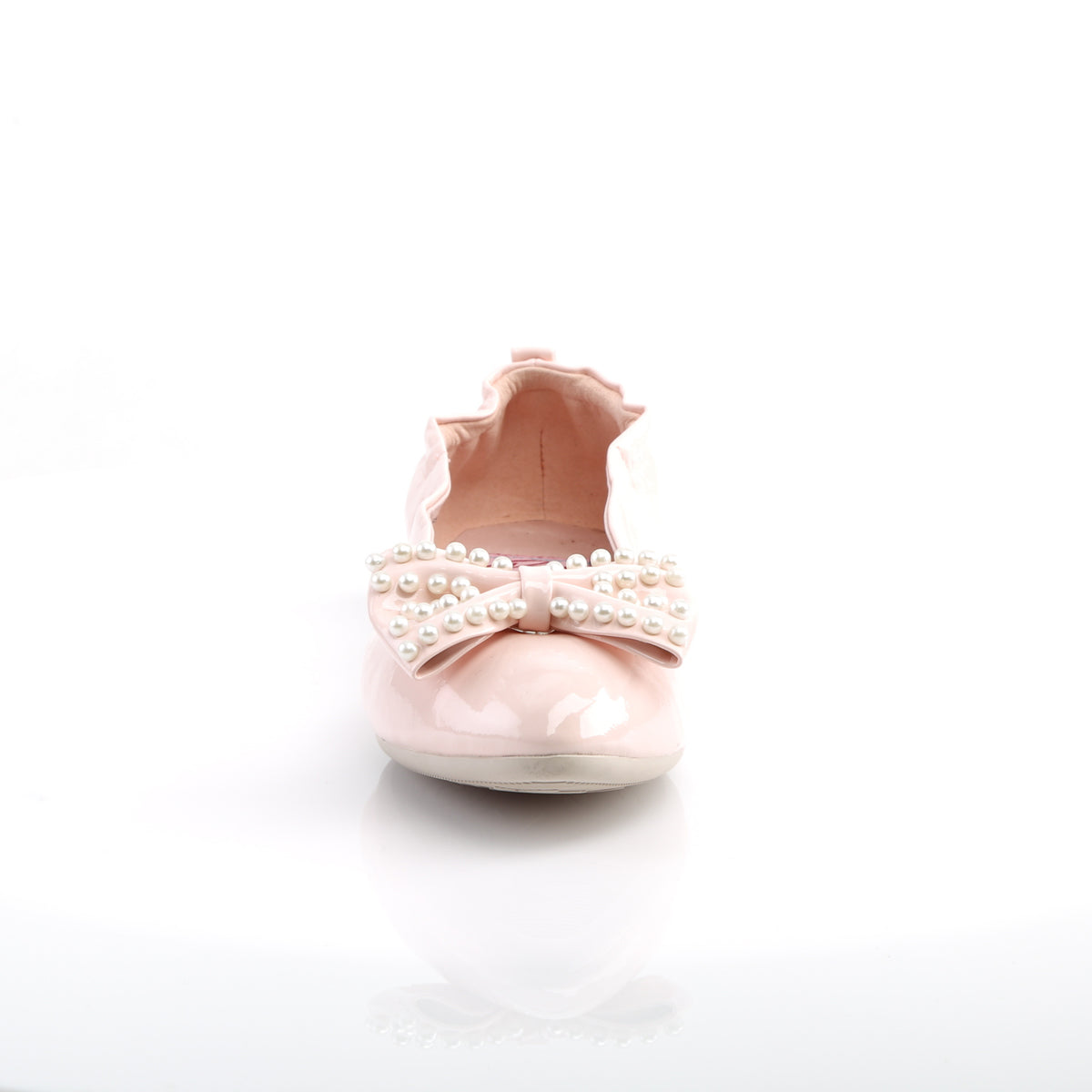 【PIN UP COUTURE】IVY-09 シングルソールシューズ B. Pink Pat【取寄】