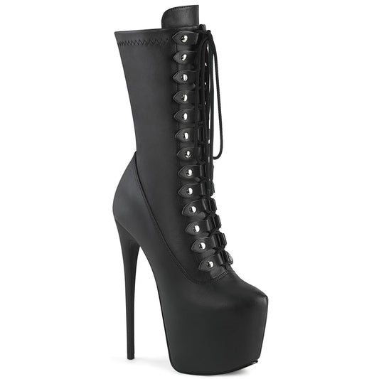 【PLEASER】JUBILANT-1048 プラットフォームシューズ Blk Str. Faux Leather【取寄】