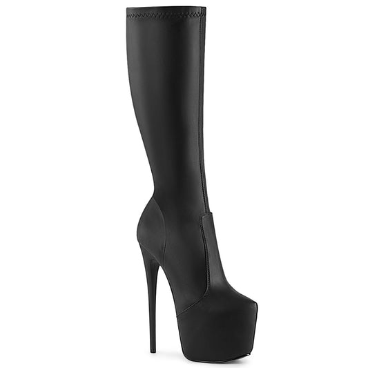 【PLEASER】JUBILANT-2000 プラットフォームシューズ Blk Str. Faux Leather【取寄】