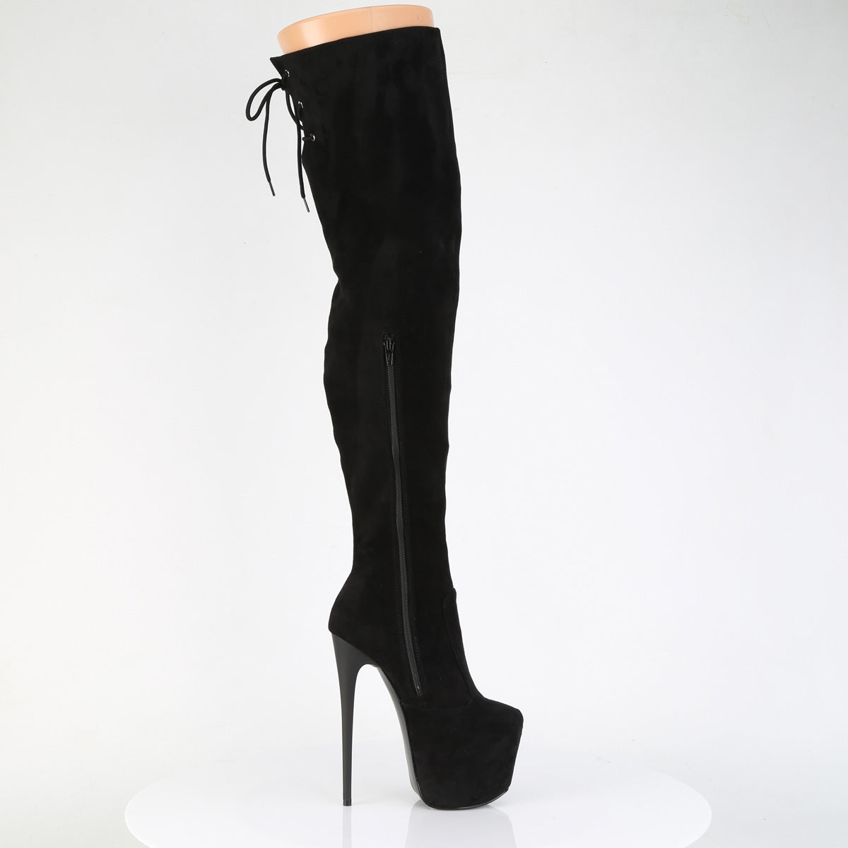 【PLEASER】JUBILANT-3007FS シューズ Blk Faux Suede【取寄】
