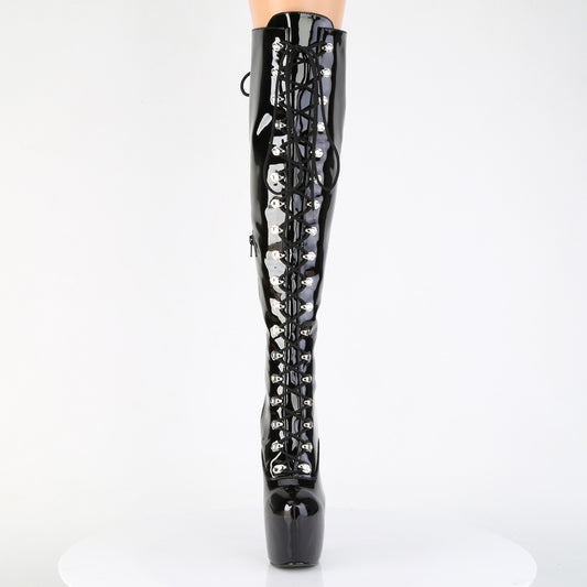 【PLEASER】JUBILANT-3012 シューズ Blk Str. Pat【取寄】