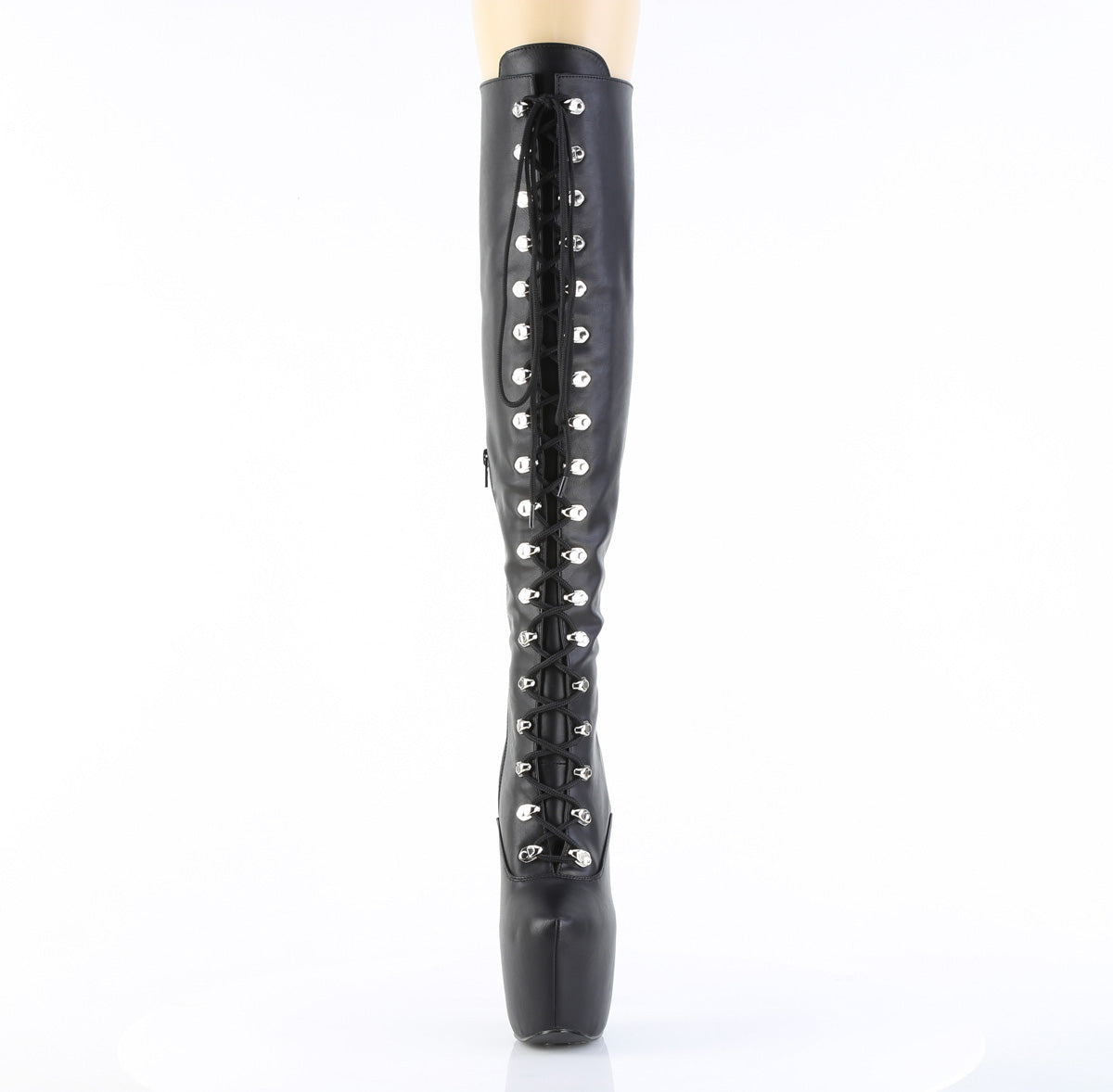 【PLEASER】JUBILANT-3012 シューズ Blk Str. Faux Leather【取寄】