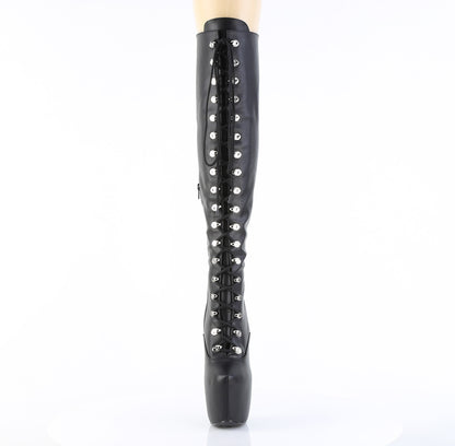 【PLEASER】JUBILANT-3012 シューズ Blk Str. Faux Leather【取寄】