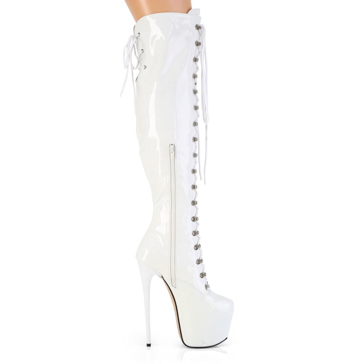 【PLEASER】JUBILANT-3012 シューズ Wht Str. Pat【取寄】