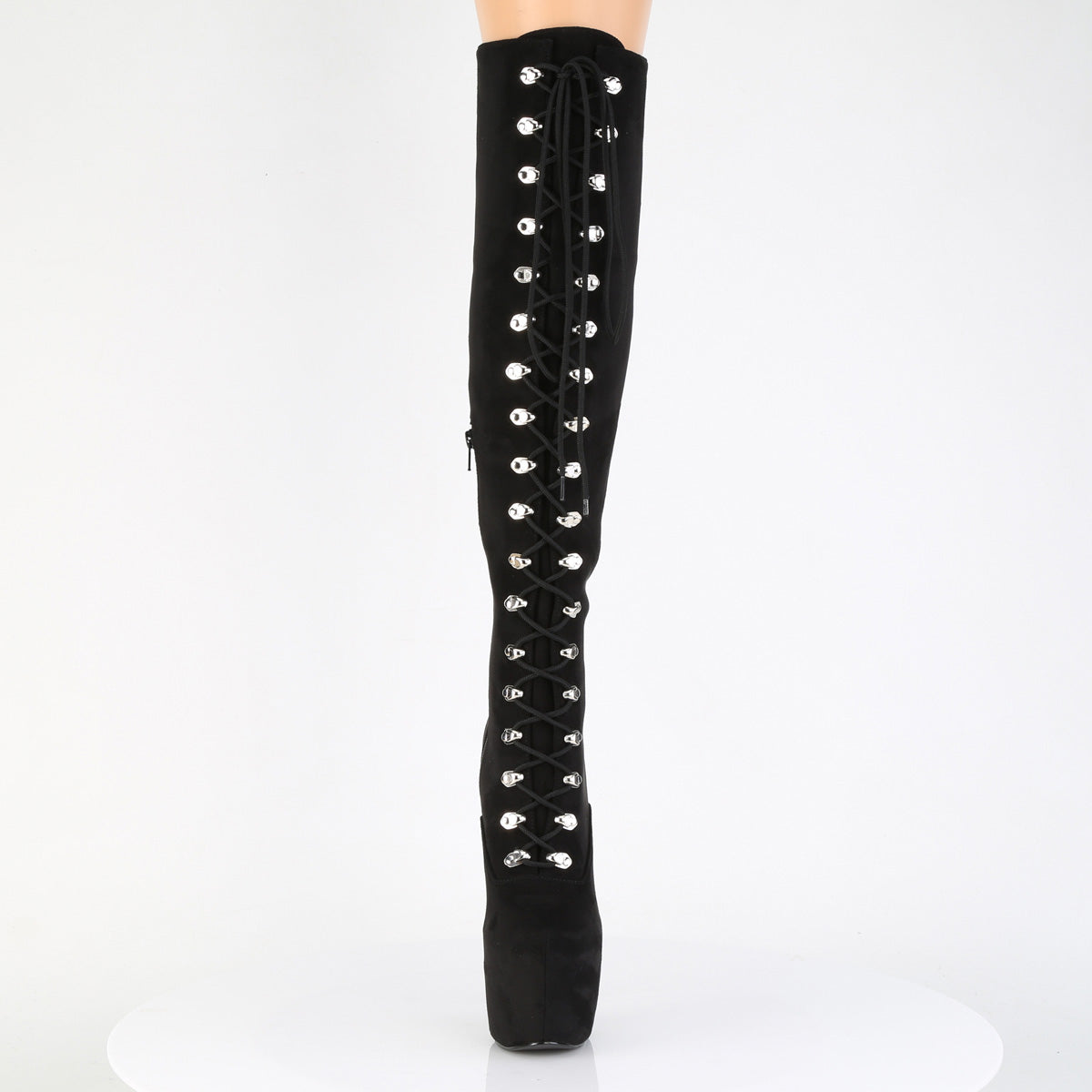 【PLEASER】JUBILANT-3012FS シューズ Blk Faux Suede【取寄】
