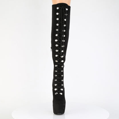 【PLEASER】JUBILANT-3012FS シューズ Blk Faux Suede【取寄】
