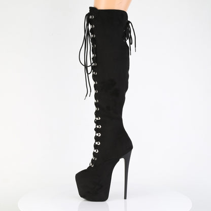 【PLEASER】JUBILANT-3012FS シューズ Blk Faux Suede【取寄】