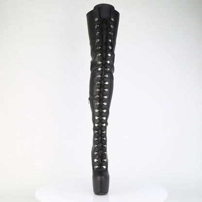 【PLEASER】JUBILANT-4012 シューズ Blk Str. Faux Leather【取寄】
