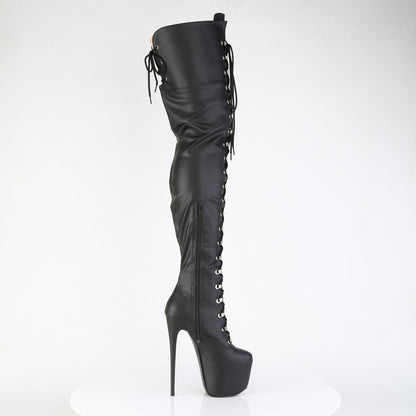 【PLEASER】JUBILANT-4012 シューズ Blk Str. Faux Leather【取寄】
