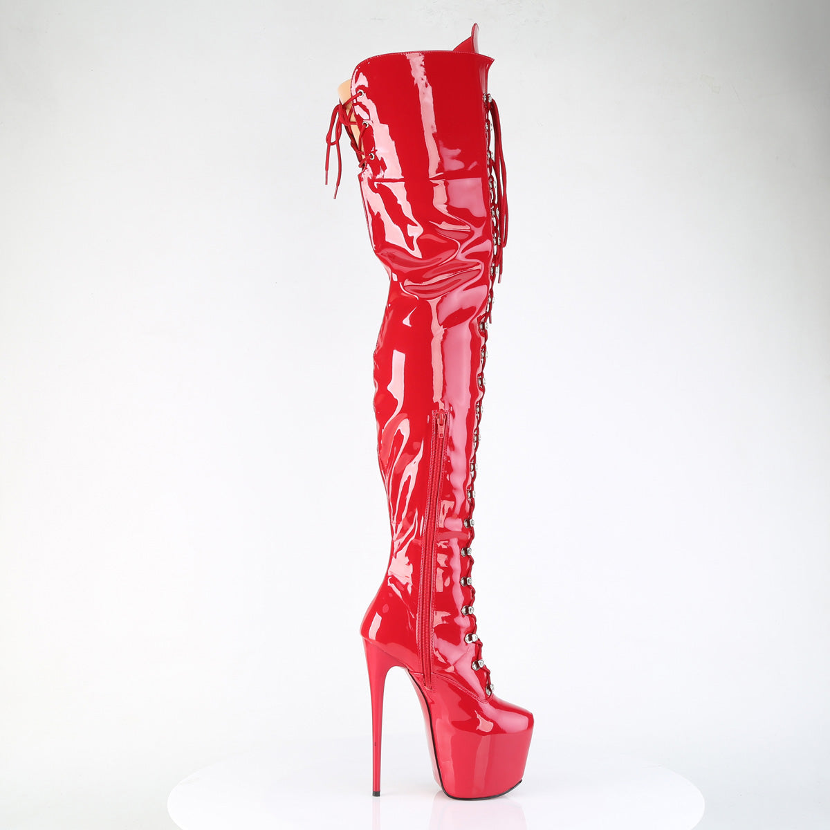 【PLEASER】JUBILANT-4012 シューズ Red Str. Pat【取寄】
