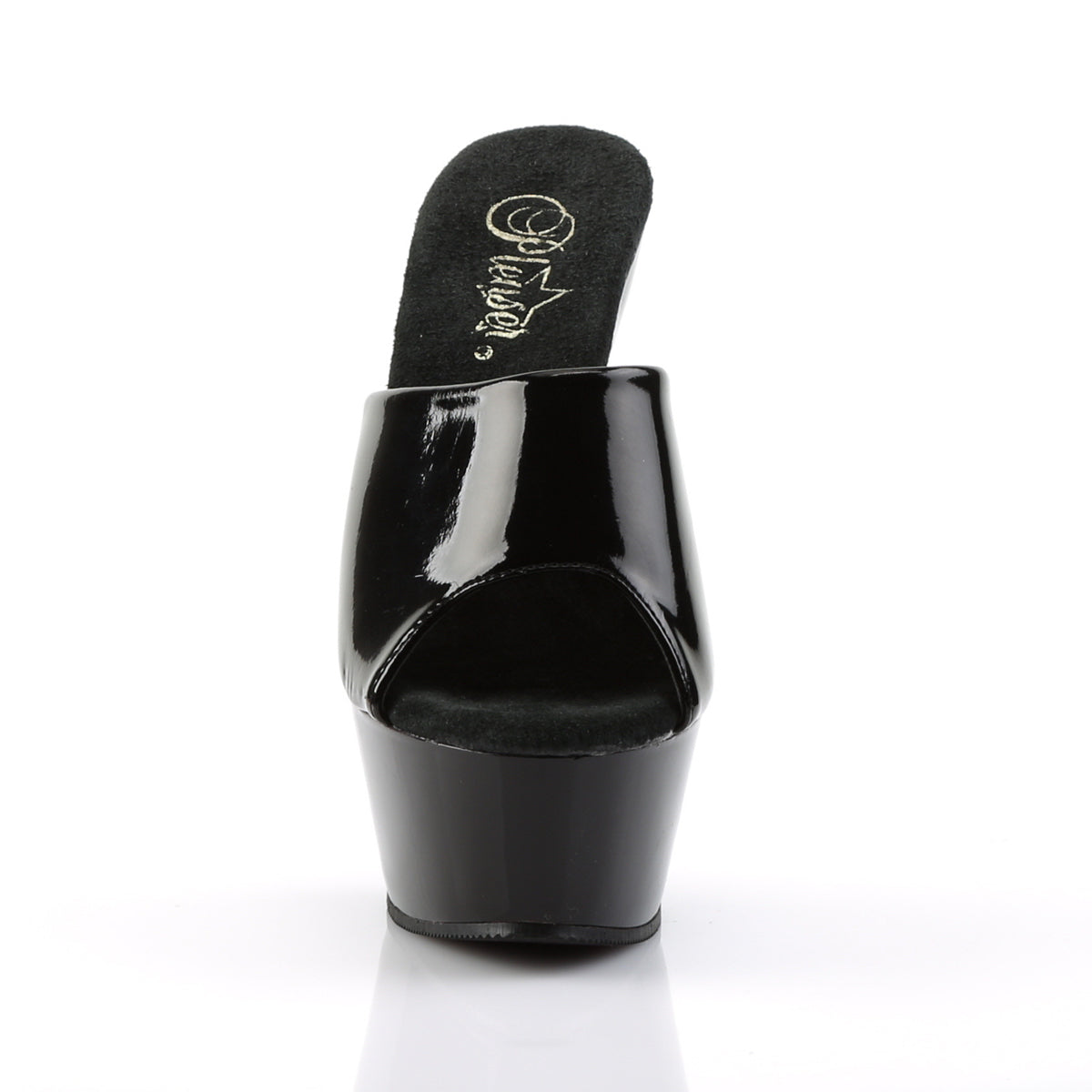 【PLEASER】KISS-201 シューズ Blk Pat/Blk【取寄】