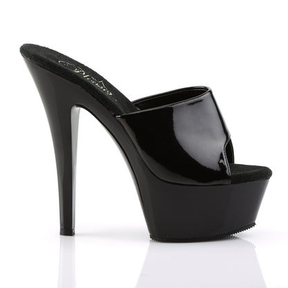 【PLEASER】KISS-201 シューズ Blk Pat/Blk【取寄】