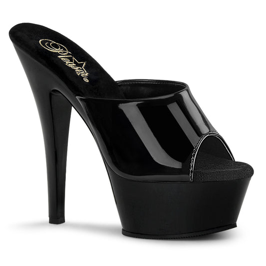 【PLEASER】KISS-201 シューズ Blk Pat/Blk【取寄】