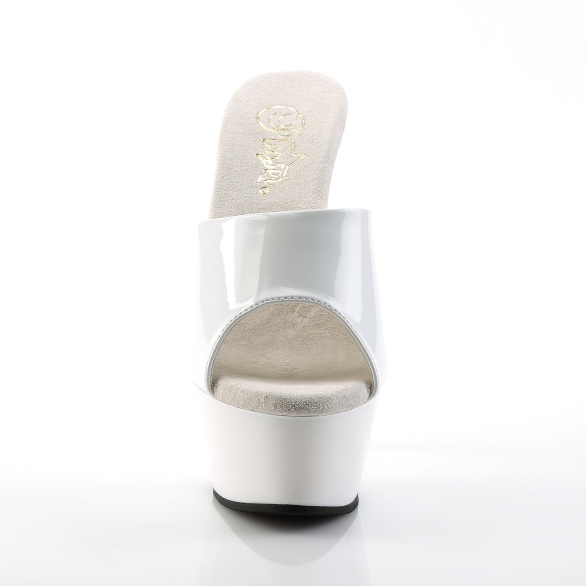 【PLEASER】KISS-201 シューズ Wht Pat/Wht【取寄】