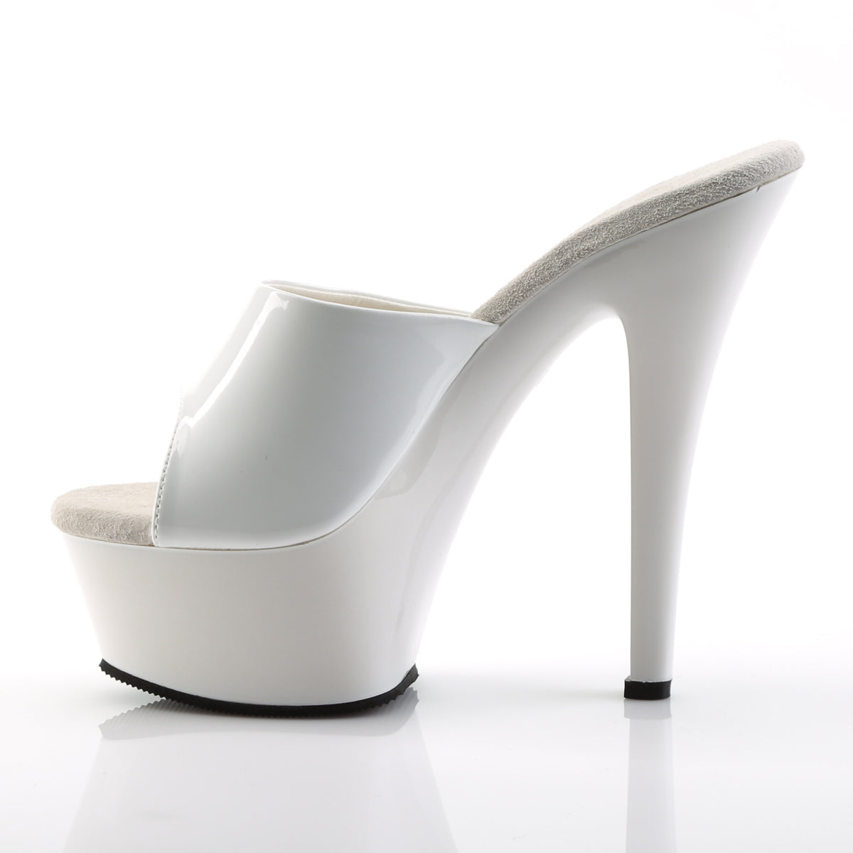 【PLEASER】KISS-201 シューズ Wht Pat/Wht【取寄】