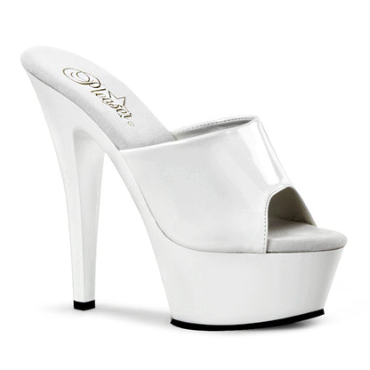 【PLEASER】KISS-201 シューズ Wht Pat/Wht【取寄】