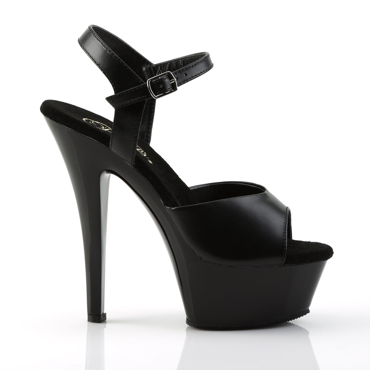 【PLEASER】KISS-209 シューズ Blk Leather/Blk【取寄】