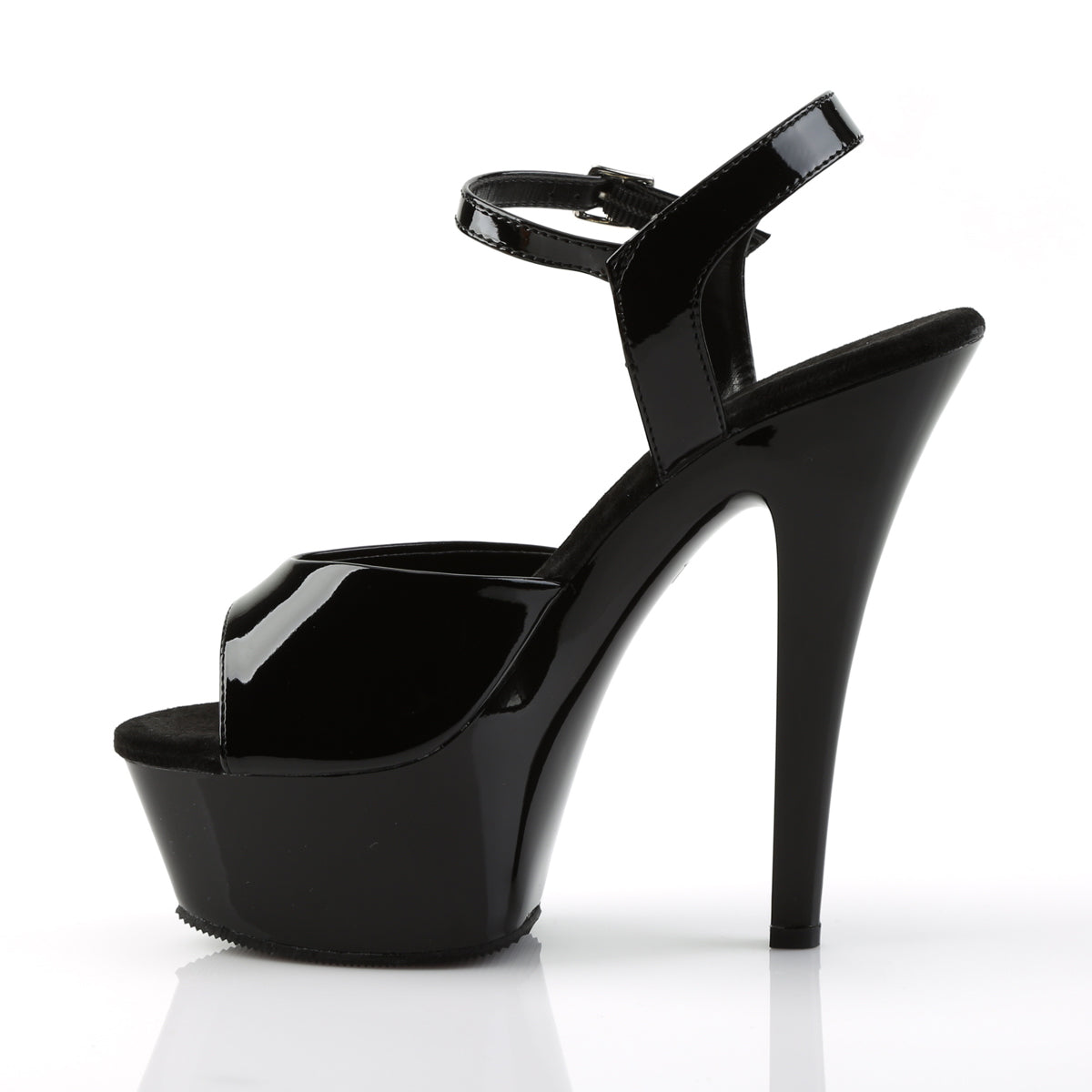 【PLEASER】KISS-209 シューズ Blk Pat/Blk【取寄】