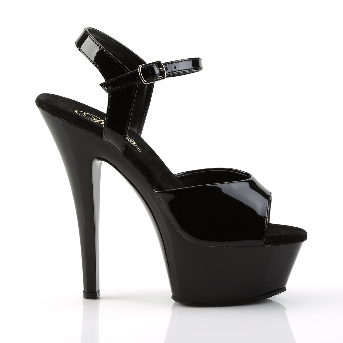 【PLEASER】KISS-209 シューズ Blk Pat/Blk【取寄】