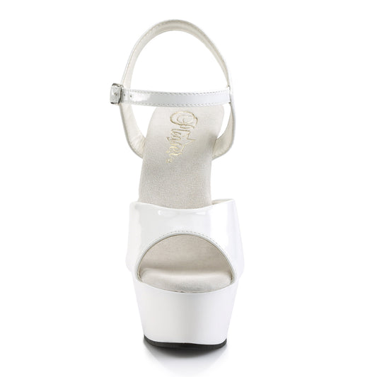 【PLEASER】KISS-209 シューズ Wht Pat/Wht【取寄】
