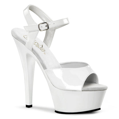 【PLEASER】KISS-209 シューズ Wht Pat/Wht【取寄】