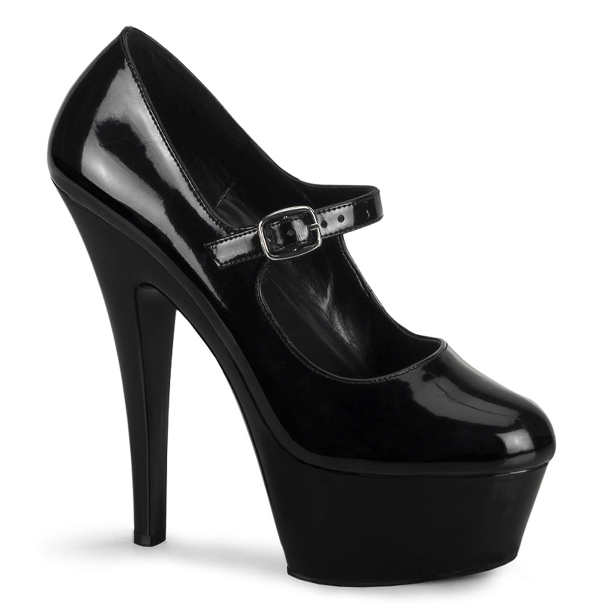 【PLEASER】KISS-280 シューズ Blk Pat/Blk【取寄】
