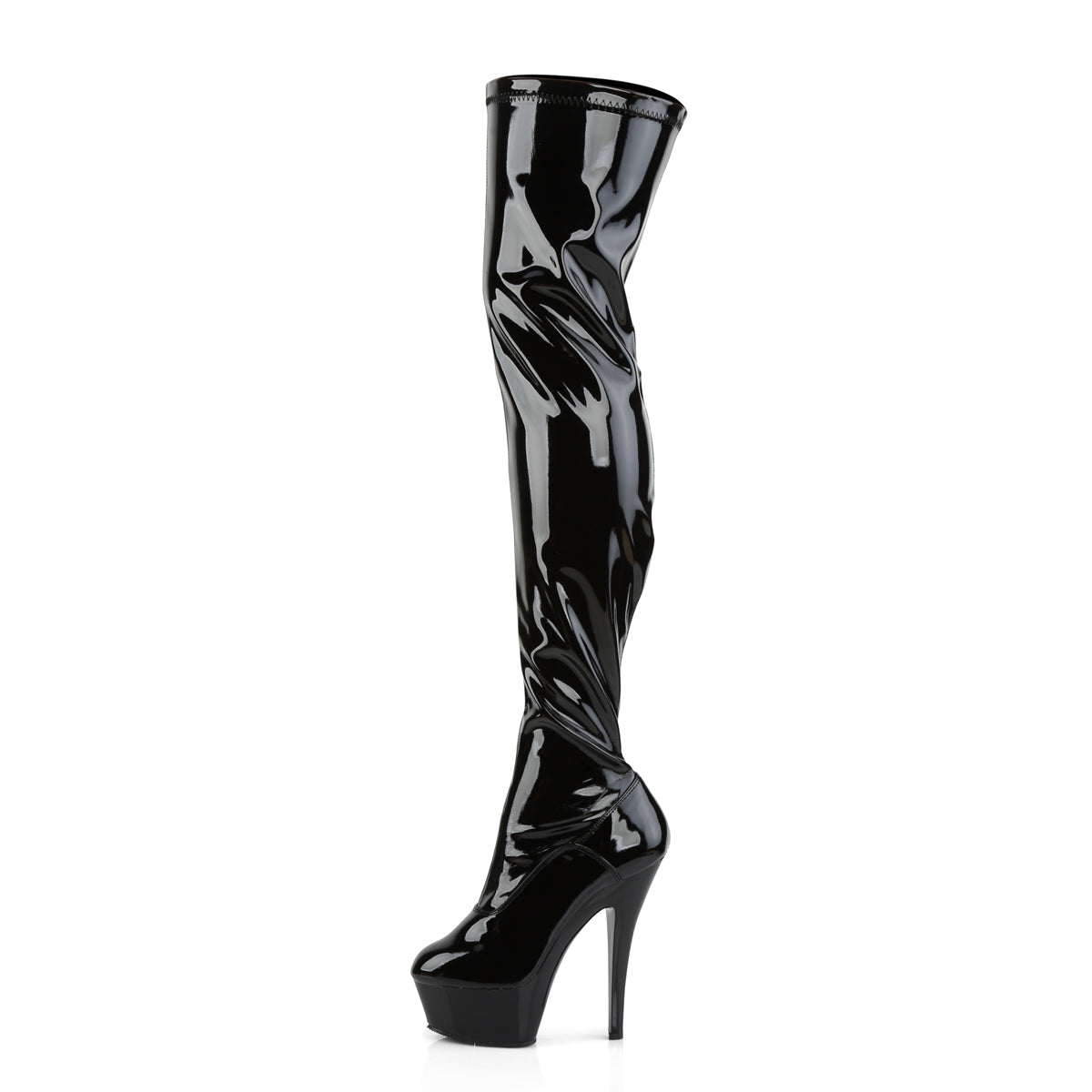 【PLEASER】KISS-3000 シューズ Blk Str Pat/Blk【取寄】