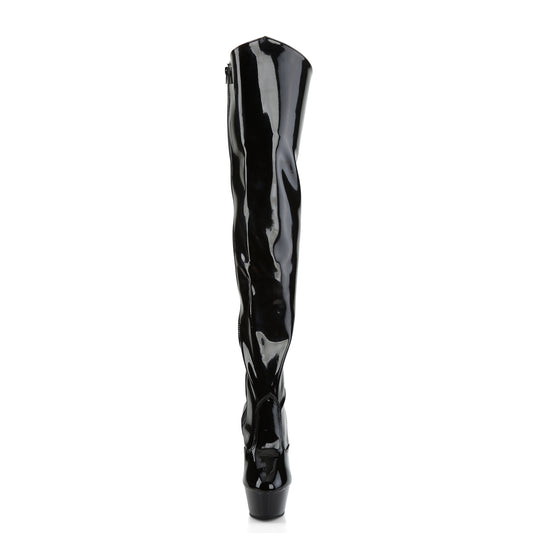 【PLEASER】KISS-3010 シューズ Blk Pat/Blk【取寄】